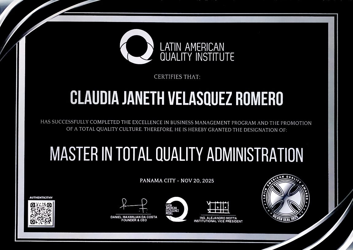 Master in total quality administration